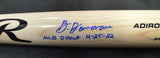 Brendan Donovan Signed Baseball Bat w/ MLB Debut Inscription JSA