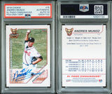 PSA DNA 10 2019 Choice El Paso Chihuahuas #15 Andres Munoz RC Autographed POP3