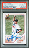 PSA DNA 10 2019 Choice El Paso Chihuahuas #15 Andres Munoz RC Autographed POP3