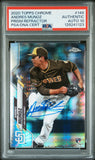 PSA DNA 10 2020 Topps Chrome Prism Refractor #149 Andres Munoz RC San Diego Padres Autographed POP2