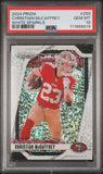 2024 Panini Prizm Prizms White Sparkle #250 Christian McCaffrey PSA 10