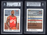 2003-04 Fleer Tradition #261 Lebron James BGS 9