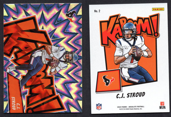 2024 Absolute Kaboom Horizontal #2 CJ Stroud (NM-Near Mint)