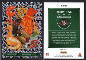 2021 Donruss Optic Downtown! #30 Jerry Rice (NM-Near Mint)