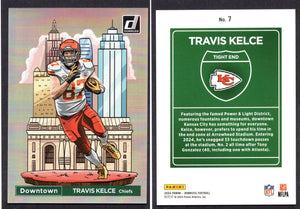 2024 Donruss Downtown! #7 Travis Kelce (NM-Near Mint)