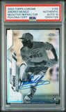 PSA DNA 10 2020 Topps Chrome Negative Refractor #149 Andres Munoz RC San Diego Padres Autographed POP1