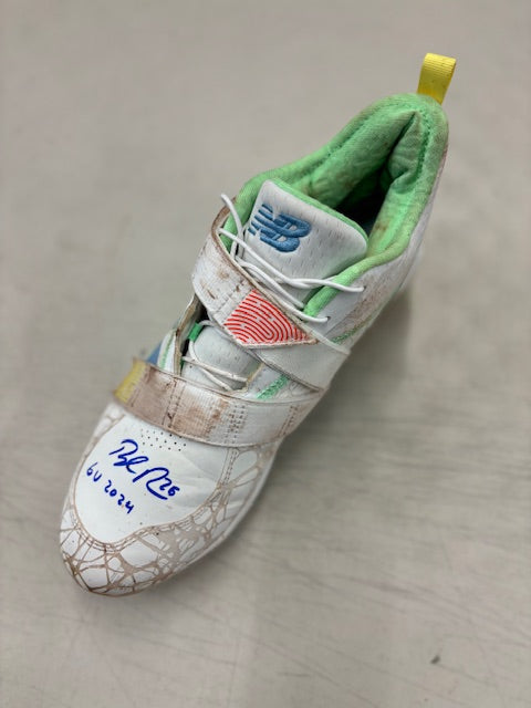 Dylan Moore Signed Game Used Baseball Cleat (Right) #3