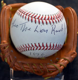 Leo "The Lion" Randolph Autographed MLB Baseball w/JSA COA