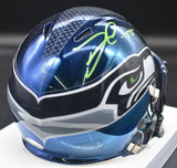 Frank Clark Seahawks Chrome Mini Helmet JSA COA