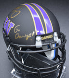 Jake Browning UW Black Mini Helmet JSA COA