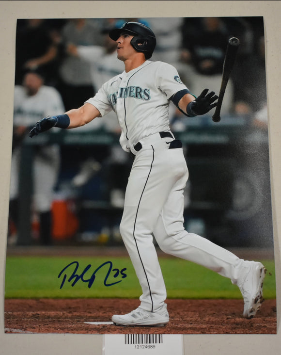 Dylan Moore Signed 8x10 Photograph #2 Home Run
