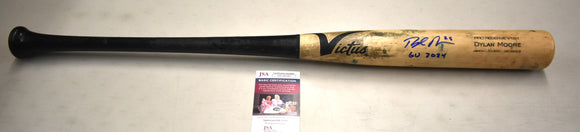 Dylan Moore Signed Game Used Baseball Bat #1