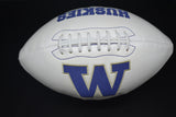 UW Washington Huskies Full Size Logo Football Unsigned