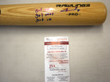 Ketel Marte Diamondbacks All Star Autographed Rawlings Pro Baseball Bat "Get On, Get Over, Get In" Inscription JSA/COA **Early Signature!