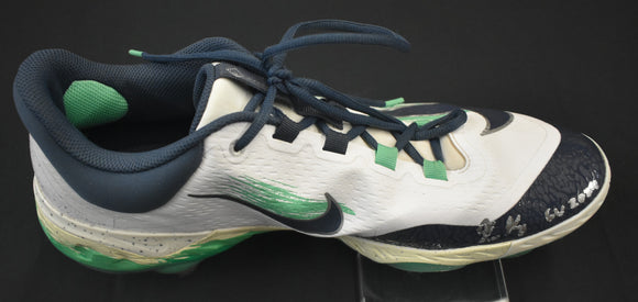 George Kirby Signed Game Used Baseball Cleat (Left) #3 Fathers Day