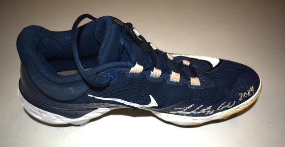 Logan Gilbert Signed Game Used Baseball Cleat #2 (Left)