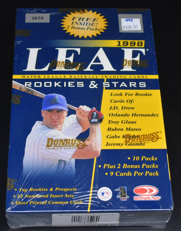 1998 Leaf Rookies & Stars Baseball Retail Box