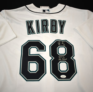 George Kirby Signed Mariners Nike Jersey w/ 2023 All Star Inscription JSA COA