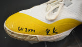 George Kirby Signed Game Used Baseball Cleat (Right) #2 City Connect