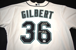 Logan Gilbert Signed Mariners Nike Jersey w/ 2024 All Star Inscription JSA COA