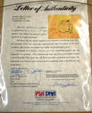 2003 Masters Flag Signed by 14 Champions Framed PSA DNA