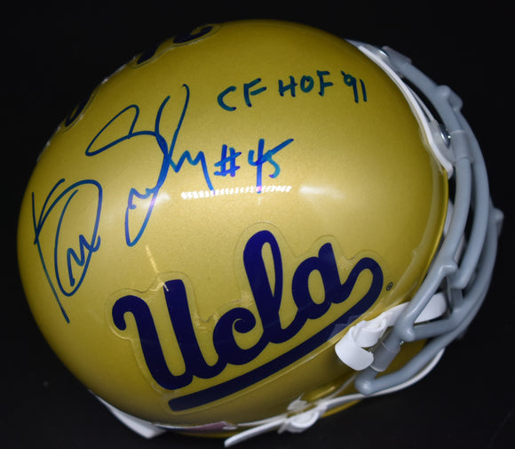 Kenny Easley Signed UCLA Mini Helmet w/ CHOF '91 Inscription #45 JSA