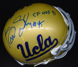 Kenny Easley Signed UCLA Mini Helmet w/ CHOF '91 Inscription #45 JSA