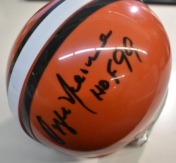 Ozzie Newsome Signed Cleveland Browns Mini Helmet w/ HOF 99 Inscription Tristar Holo COA