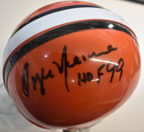 Ozzie Newsome Signed Cleveland Browns Mini Helmet w/ HOF 99 Inscription Tristar Holo COA