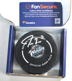 Jordan Eberle Signed Winter Classic Official Game Puck w/Fanatics COA