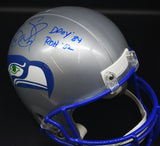 Kenny Easley Signed Seahawks Full Size Retro Helmet w/ ROH '02 + DPOY '84 Inscriptions JSA