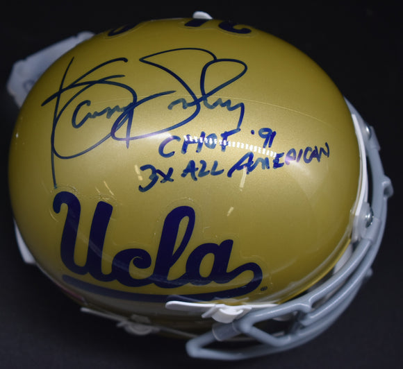 Kenny Easley Signed UCLA Mini Helmet w/ CHOF '91 and 3x All American Inscriptions JSA