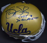 Kenny Easley Signed UCLA Mini Helmet w/ CHOF '91 and 3x All American Inscriptions JSA