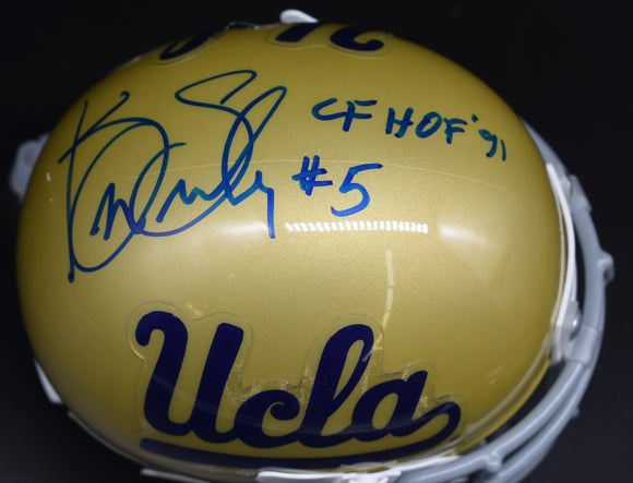 Kenny Easley Signed UCLA Mini Helmet w/ #5 and CFHOF '91 Inscription JSA