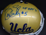Kenny Easley Signed UCLA Mini Helmet w/ #5 and CFHOF '91 Inscription JSA