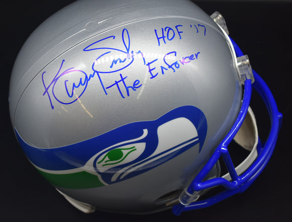 Kenny Easley Signed Seahawks Full Size Retro Helmet w/ 