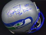 Kenny Easley Signed Seahawks Full Size Retro Helmet w/ "The Enforcer + HOF '17 Inscriptions JSA