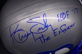 Kenny Easley Signed Seahawks Full Size Retro Helmet w/ "The Enforcer + HOF '17 Inscriptions JSA