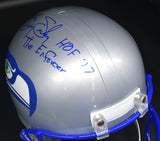 Kenny Easley Signed Seahawks Full Size Retro Helmet w/ "The Enforcer + HOF '17 Inscriptions JSA