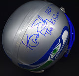 Kenny Easley Signed Seahawks Full Size Retro Helmet w/ "The Enforcer + HOF '17 Inscriptions JSA