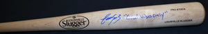 Eugenio Suarez Signed Baseball Bat w/ Good Vibes Only Inscription JSA/COA