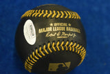 Teoscar Hernandez Autographed MLB Black Baseball JSA/COA