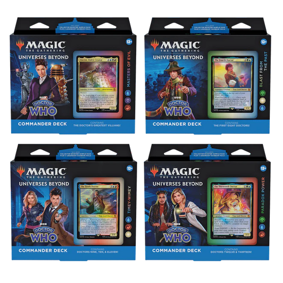 Universes Beyond: Doctor Who Commander Deck Set of 4 **Pre Order