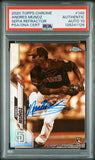 PSA DNA 10 2020 Topps Chrome Sepia Refractor #149 Andres Munoz RC San Diego Padres Autographed POP1