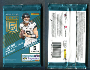 2023 Panini Donruss Elite Football Hobby Pack