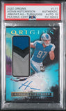 2022 Origins #171 Aidan Hutchinson Turquoise Jumbo Patch Auto /25 PSA Authentic