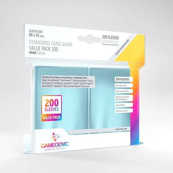 Gamegenic Value Pack Standard Sleeves 200ct – Northwest Sportscards