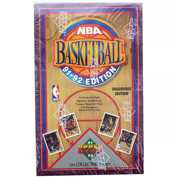 1991-92 Upper Deck UD Low Series Basketball Hobby Box