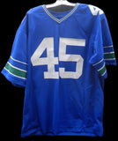 Kenny Easley Autographed Signed Custom XL Seattle Seahawks Jersey with "HOF 17" Inscription JSA