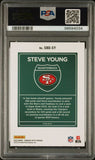 2023 Donruss Optic Downtown Super Bowl #SBDSY Steve Young PSA 9